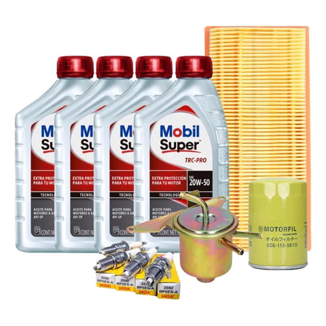 Kit De Afinacin Vw Caribe Gt 1981-1986 1.6l Mobil 20w50