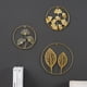 thumbnail image 1 of UNIDS Nórdico Ginkgo Hoja Decoración de la Pared Adorno Hierro Luz de Lujo Oro Palma Hoja de Arce Colgante de Pared Sala de estar Decoración del Hogar, 1 of 5