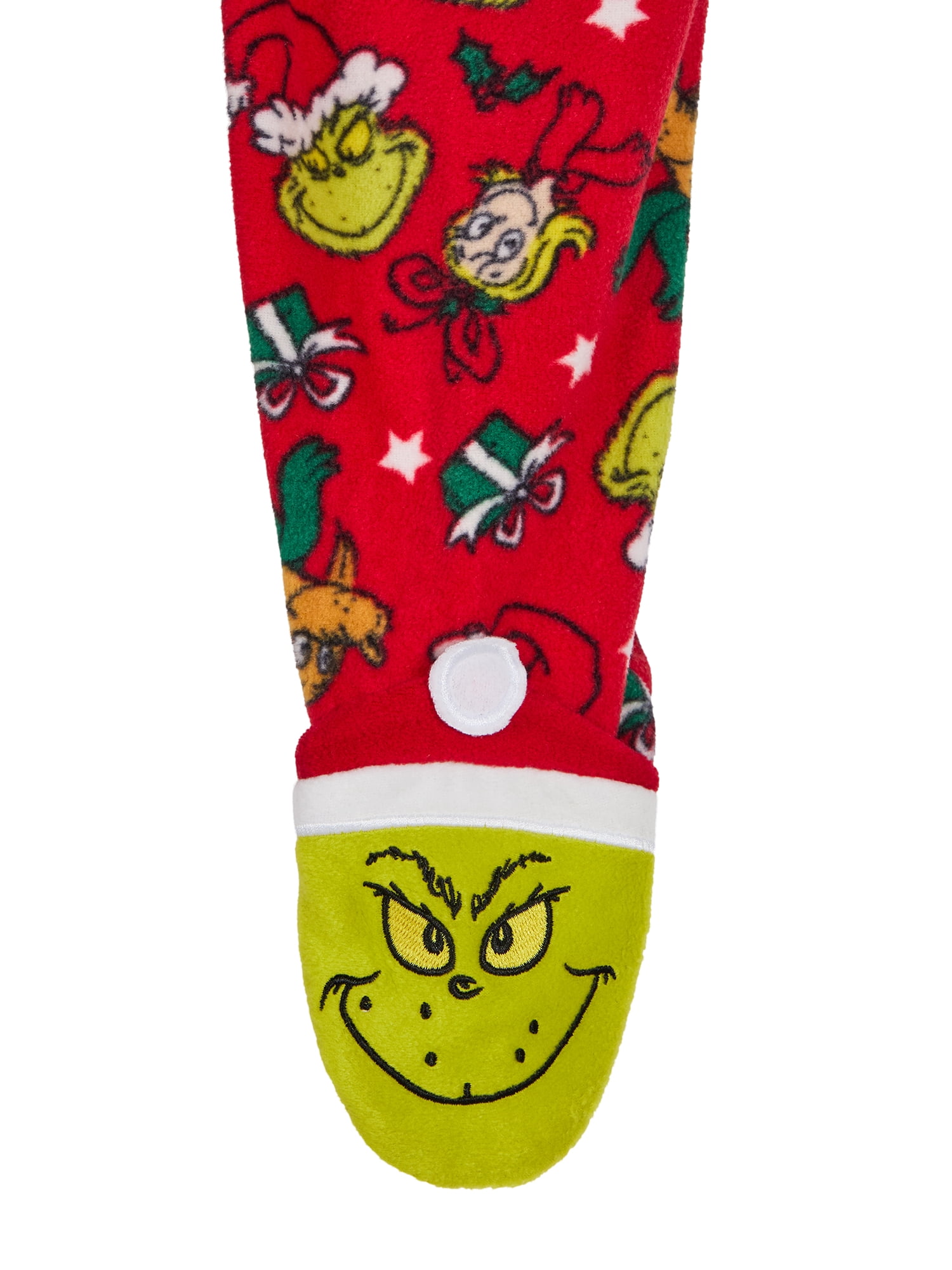 Grinch Toddler One-Piece Footed Blanket Sleeper, Sizes 12M-5T