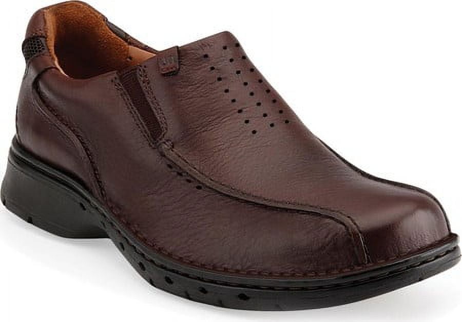 【送無】　006031　Clarks　un stuctured　クラークス　メンズ　レザーシューズ　ビジネスシューズ　レースアップ　黒　UK 7 1/2 G Clarks Men\u0027s  - Black Leather