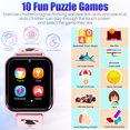 thumbnail image 5 of Kids Smart Watch Phone, Music Player Smartwatch with Games Cell Phone SOS Video Calculator Touch Screen (Build-in 1GB SD Card) Sport Wrist Watch for Kids Boys Girls Gifts ( with Replace Strap), 5 of 7