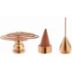 thumbnail image 2 of Incense Holder, Coil Incense Burner, Incense Cone Burner, Incense Sticks Burner, 3 Styles Brass,6 Pieces, 2 of 4
