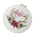 thumbnail image 3 of Matsuzay Kit de inicio de punto de bordado de Navidad DIY patrón de Navidad hecho a mano bordado de tela aro principiante bordado punto de cruz Artesanía S337 Matsuzay HA006931-01, 3 of 6