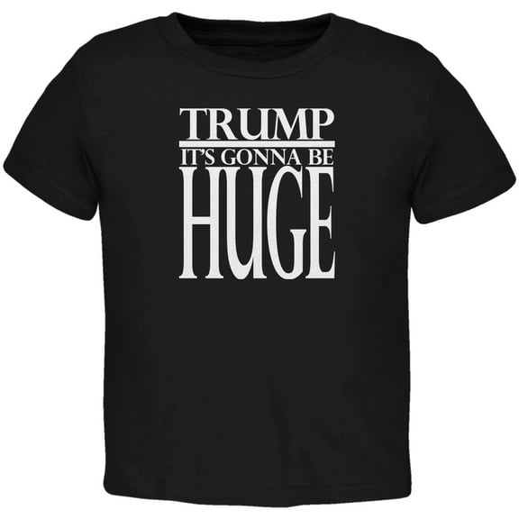 Election 2020 Trump Huge Black Toddler T-Shirt - 4T