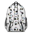 thumbnail image 3 of Police and Star White Pattern Cute School Backpack Bag with Padded Back and Adjustable Shoulder Straps 16.9 X 12.6 X 5.9 Inches, 3 of 5