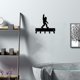 thumbnail image 2 of The Metal Peddler Bigfoot Peace Key Rack Hanger - Pequeño 6 pulgadas de ancho - Regalo divertido para montaje en pared, 2 of 4