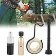 Milue Chainsaw Oil Pump Worm Gear Oil Pipe Filter Set Accessory Kits