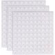 thumbnail image 1 of Tope de puerta de pared de 300 piezas, pies adhesivos transparentes, almohadilla amortiguadora anticolisión, amortiguador de puerta de armario para cajones de oficina en casa, 1 of 5