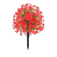 thumbnail image 2 of Artificial Flowers with Ground Spikes for Outdoor - UV-Resistant Fake Plants, No Fade Faux Plants for Porch, Garden, Yard & Patio Decor, 2 of 9