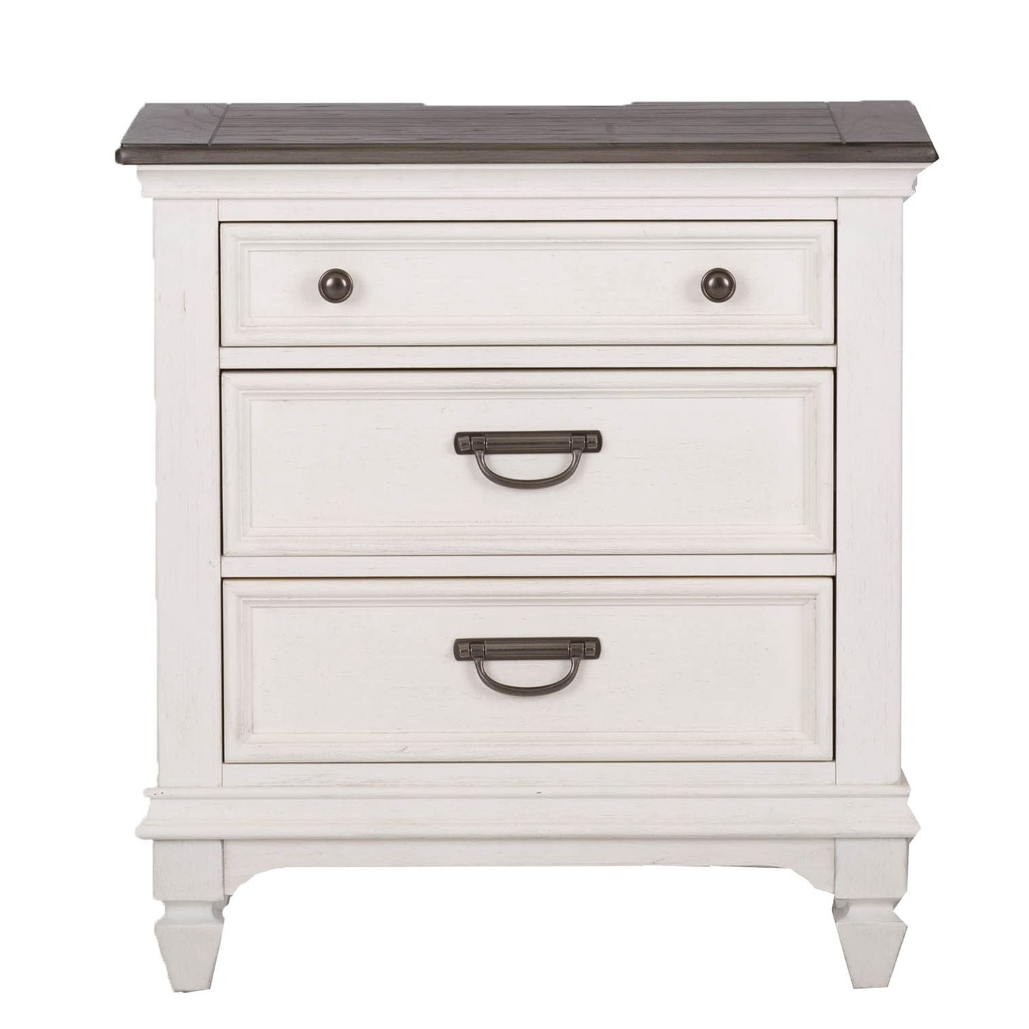 Liberty Furniture Allyson Park California King Bed Dresser & Mirror Nightstand