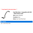 thumbnail image 2 of Fuel Filler Neck - Compatible with 2001 - 2005 Pontiac Aztek 2002 2003 2004, 2 of 3