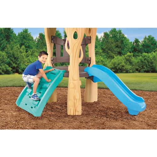 little tikes treehouse swing set target