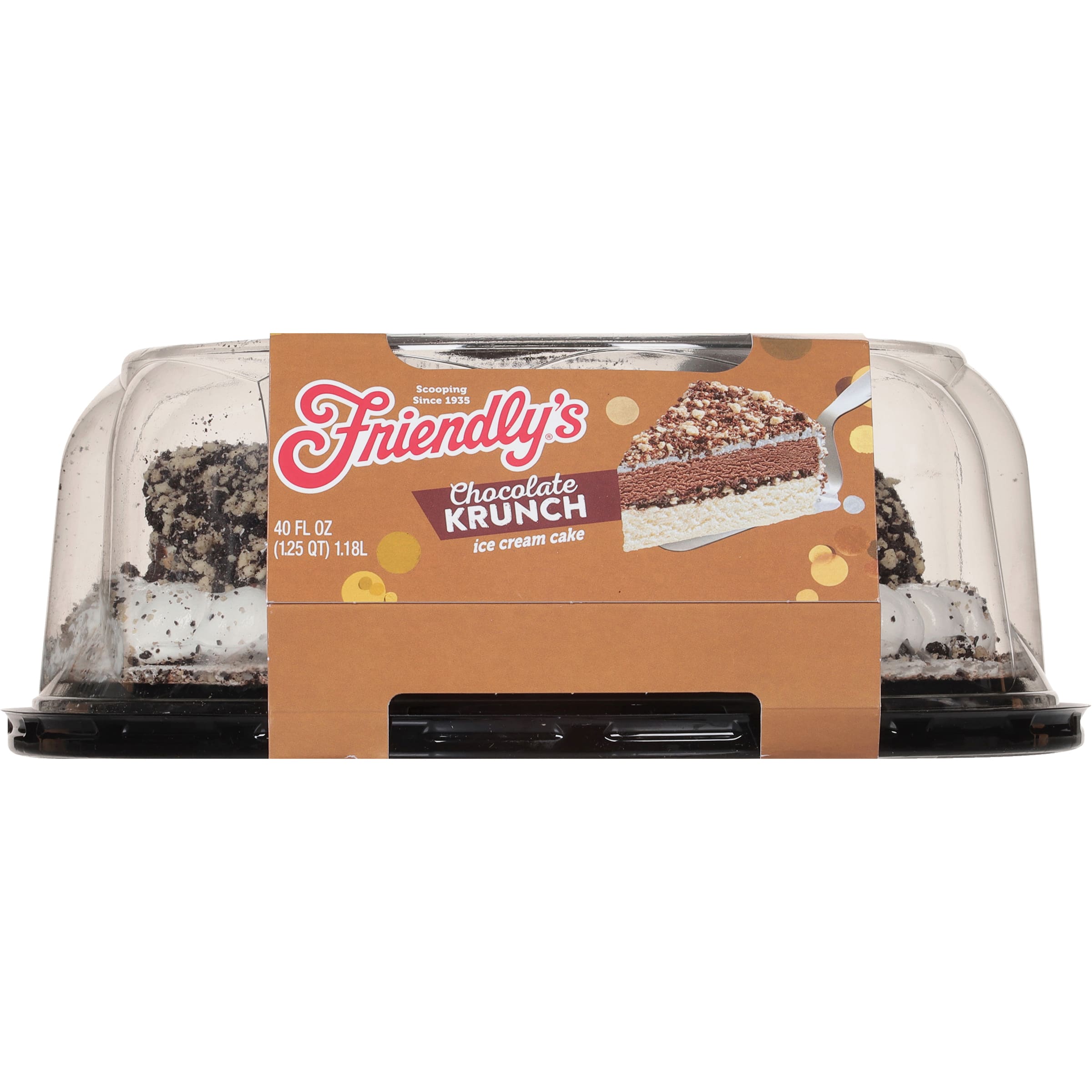 Friendly S Chocolate Krunch Chocolate Ice Cream Cake 40 Fl Oz