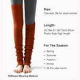 thumbnail image 2 of Women's Thigh High Leg Warmers/Slouch Socks, Soft & Thick Footless Socks, Warm Leg Protection 1Pairs, 2 of 7