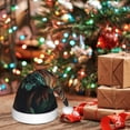 thumbnail image 6 of Fuzoiu Realistic Colorful Chameleon Print Santa Hat Christmas Hat for kids,Santa Hats with Pompom, Unisex Xmas Holiday Hat for Christmas New Year Festive Party Supplies, 6 of 6