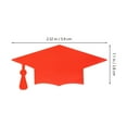 thumbnail image 2 of unbranded Etiquetas Para Sobres Y Tarjetas De Graduación Con Adhesivo Permanente Y De Gorro, 2 of 6