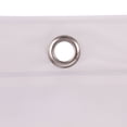 thumbnail image 3 of J&M Solid White Shower Curtain, 3 of 3