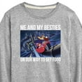 thumbnail image 3 of Disney - Darkwing Duck - Me & My Bestie Getting Food - Toddler & Youth Long Sleeve Graphic T-Shirt, 3 of 5