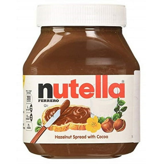 nutella ferrero, 2 jars- 26.5 ounce , hazelnut spread by nutella