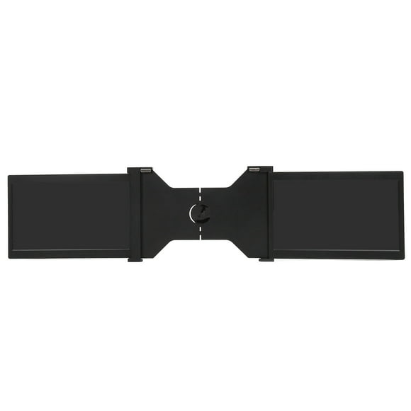 Portable Monitor, Plug And Play FHD 1080P IPS External Monitor Retractable Stand For 13.3 To 16.5in Laptop Black