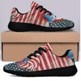 thumbnail image 3 of Rooster American flag US Print Sneakers Lightweight Comfortable Running Shoes for Men Women Black Size 11.5, 3 of 7