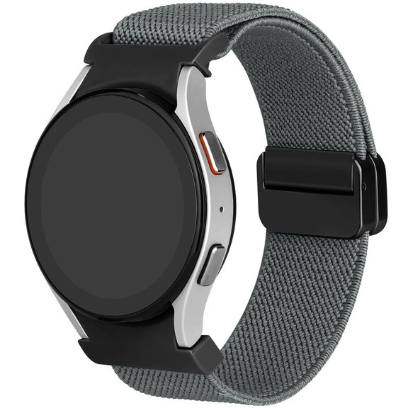 LEIXIUER 20mm Bands For Samsung Galaxy Watch 6 5 4 Band 40mm 44mm / Watch 5 Pro 45mm/ Galaxy Watch 6 4 Classic 43mm 47mm 42mm 46mm Stretchy Braided Nylon Straps Replacement Wristbands for Women Men