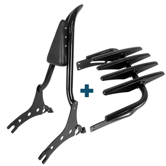 Fjpacemt Luggage Rack Sissy Bar Backrest for Motorcycle Indian Chieftain Springfield Pursuit 2015-24