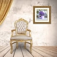 thumbnail image 3 of Frank, Assaf 26x26 Gold Ornate Wood Framed with Double Matting Museum Art Print Titled - Watering can with Lavender flowers, 3 of 4