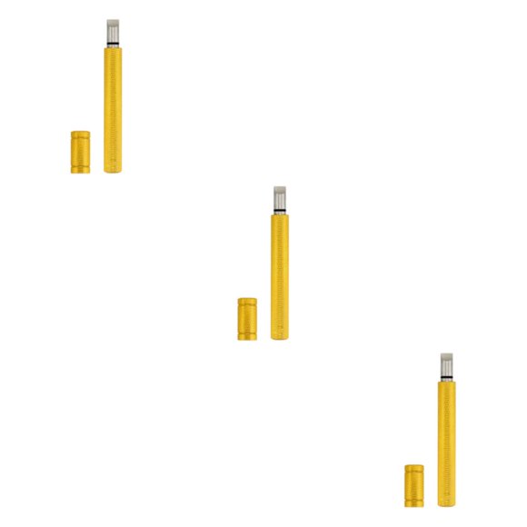 Advancent Mejore la experiencia de golf Cuchillo de limpieza de palos de golf y esté bien limpio para aumentar el rendimiento 11 * 1.2 cm dorado Type1 NO1