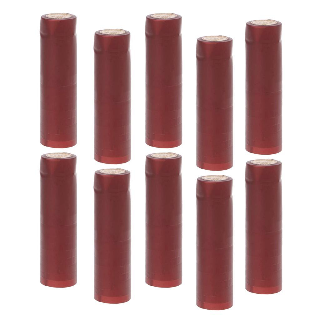Wine Bottle Shrink Capsules 100Pcs Foils Shrinking Caps Covers For