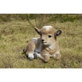 thumbnail image 2 of Hi-Line Gift Ltd. Small Brown & White Baby Lamb Lying Down, 2 of 6