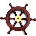 thumbnail image 2 of INDIA OVERSEAS TRADING CORP SH 8759 Mini Roue de Bateau en Bois 9", 2 of 2