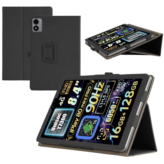 For Alldocube iPlay 80 mini Pro 8.4-inch Tablet Case Premium PU Cover Lightweight and Portable Built-in Stand and Pen Slot Design With Wrist Strap