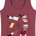 thumbnail image 3 of Mickey & Friends - Minnie Mom To-Do List - Women's Racerback Tank Top, 3 of 5