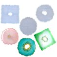 thumbnail image 1 of 3PCS Coaster Mold Creative DIY Resin Casting Mold Epoxy Craft Mold Silicone Mold, 1 of 10