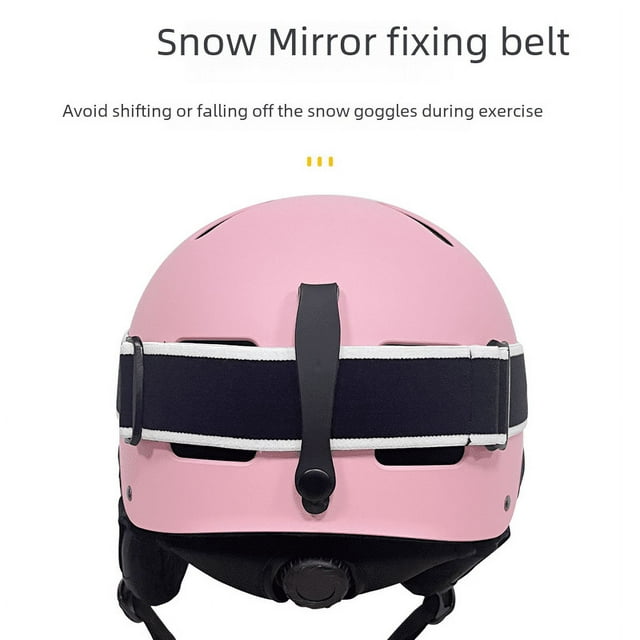 Los cascos de esquí para deportes al aire libre para adultos y niños son adecuados tanto para hombres como para mujeres, con cascos de esquí y gafas.