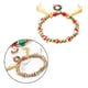 thumbnail image 4 of de Noel, de abalorios rico y con colgante, colores mezclados nacarados para de Navidad, adultos, Cuerno de Salvador Dali Pulsera de cuentas, 4 of 7
