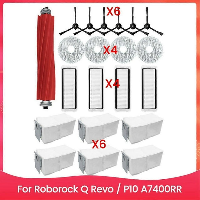 21PCS Vacuum Brush Dust Bag Filter Set for Q P10