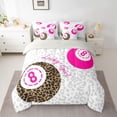 thumbnail image 2 of Castle Fairy Billiards Game Bedding Comforter Set,Vintage Leopard Print Full Bedding Set, 2 of 8