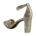 thumbnail image 3 of Naturalizer Joy Women's Heels Dark Gold Snake Size 5 M, 3 of 8