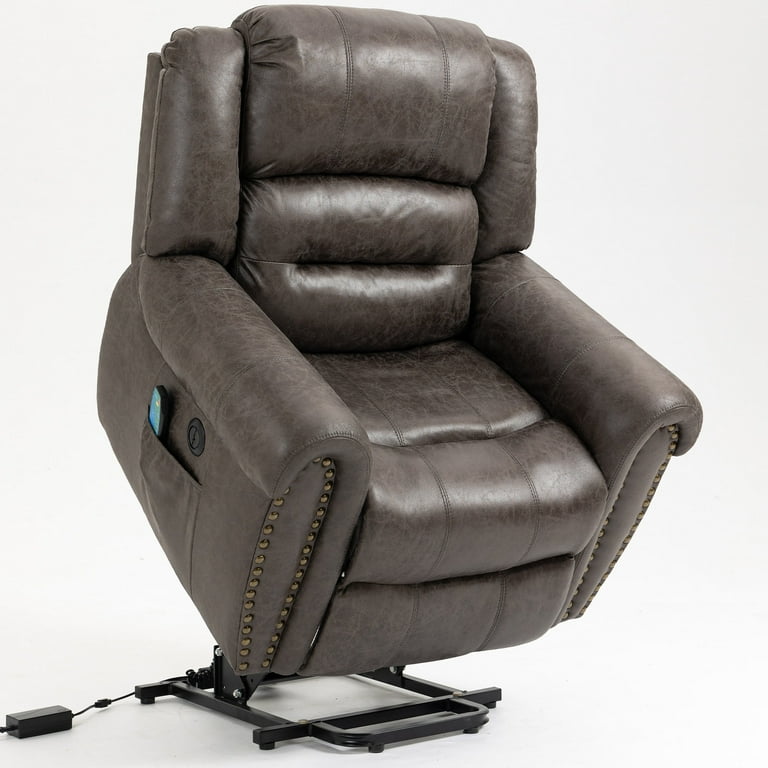 Uhomepro Electric Massage Recliner with Heat, Lift Recliner Chair for Elderly, Chairs for Living Room, Fabric Chaise Lounge with 5 Vibration Modes