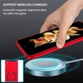 thumbnail image 5 of Phone Case for Samsung Galaxy Z Flip 3,Compatible with MagSafe Dual Layer Military Grade Drop Shockproof Anti-Scratch Works with Wireless Charging Case for Galaxy Z Flip 3 6.7'' CX -Red, 5 of 14