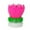 Pink, variant on gluttony Lotus Flower Musical Birthday Candle Rotating Spin Magic Cake Topper Party