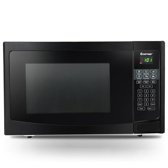 Costway 1.1 cu ft. Programmable Microwave Oven 1000W Countertop LED Display Kitchen