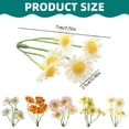 thumbnail image 3 of THHEIC Mini Artificial Daisies Small Daisy Flowers Fake Spring Flowers Decorative Faux Flowers with Stems Home Decorations, 3 of 9
