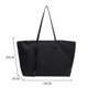 thumbnail image 3 of Bolsa de hombro Oxford para mujer de gran capacidad para compras viajes de mano (negro) Likrtyny Para Estrenar, 3 of 3