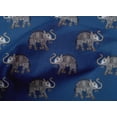 thumbnail image 4 of oneOone Cotton Poplin Fabric Elephant Block Print Fabric By The Yard 56 Inch Wide, 4 of 4