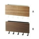 thumbnail image 3 of Colgador trasero para puerta Matsuzay organizador multifuncional 2 en 1 color nogal, 3 of 6