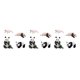 thumbnail image 1 of Vogacara Ciclo de vida Figuras de animales Juguete 4 etapas de Panda Ciencia Juguetes educativos estilo A Type1 NO1, 1 of 1
