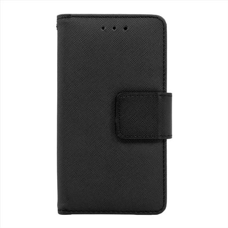 LG G5 Leather Wallet Pouch Case Cover Black